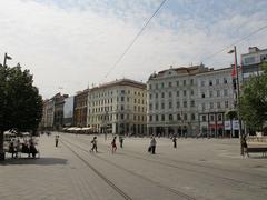 Freedom Square in Brno on June 6, 2018