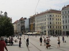 Freedom Square in Brno on June 6, 2018