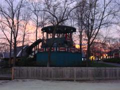 Finish Fling ride at Worlds of Fun amusement park