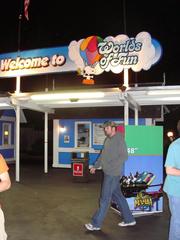 Entrance to Worlds of Fun amusement park