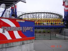 Thunderhawk ride at an amusement park