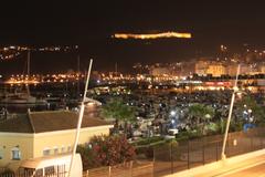 Ceuta Lanuit Club Nautico at night