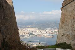 view of Ceuta from the Hacho fortress walls