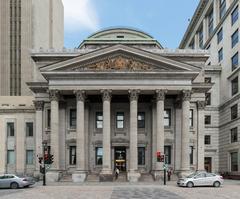 Southeast view of the Bank of Montreal head office in Montréal