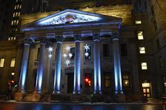 Bank of Montreal Main Montreal Branch at night