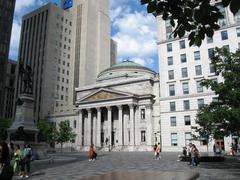 Bank of Montreal Building at Place d'Armes in Montreal