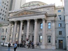 Headquarters of the Bank of Montreal at 129 Saint-Jacques Street in Montreal