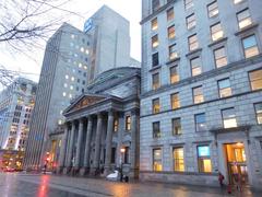 Headquarters of the Bank of Montreal at 129 Saint-Jacques Street in Montreal