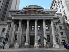 Headquarters of the Bank of Montreal at 129 Saint-Jacques Street in Montreal