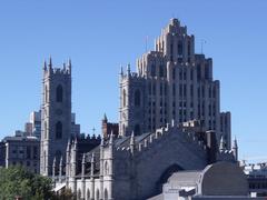 Notre-Dame of Montreal Basilica and Aldred Building