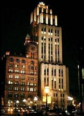 New York Life and Aldred Buildings in downtown Montreal