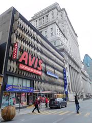 Parking Capital and Sun Life Building on Metcalfe Street in Montreal