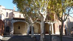 Perpignan St Jacques church exterior southern access