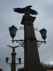 Eagles' Bridge monument in Sofia, Bulgaria