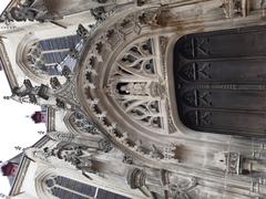 detailed church door Saint Maurice