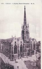 Église Saint Maurice in Lille before World War I