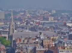 View from Belfry of City Hall to Church of St. Mauritius, Lille