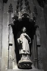 Saint-Maurice Catholic Church in Lille sculptures at the portal