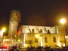 Eglise Saint-Sauveur in night