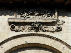 Mascaron of the chevet of Saint-Étienne-de-la-Cité church in Périgueux