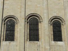 Chevet openings of Saint-Étienne-de-la-Cité church in Périgueux, France