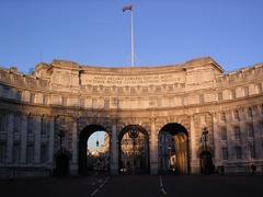 Admiralty Arch on a late Sunday afternoon