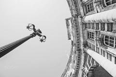 Admiralty Arch in London from a low angle view