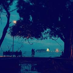 Evening scene at Fort Kochi