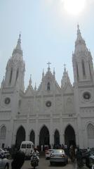 Facade of Basilica of Our Lady of Dolours, Thrissur