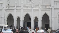 main doors to the Basilica of Our Lady of Dolours in Thrissur