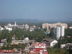 Our Lady of Dolours Basilica, Thrissur view from Bible Tower