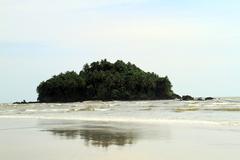 Dharmadam Island in Kerala, India