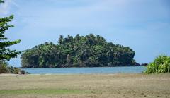 Dharmadam Thuruth Island in the sea of Kannur district