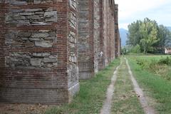 Nottolini Aqueduct in Lucca, Italy