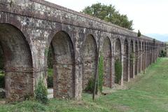 Nottolini Aqueduct in Lucca, Italy