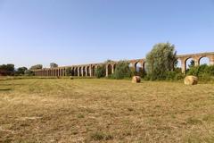 Aqueduct of Nottolini near Sorbano del Vescovo, Italy