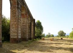 Aqueduct of Nottolini near Sorbano del Vescovo in Italy