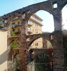 Salerno's Aqueduct with historic bridge