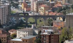 Ponte-sifone sul torrente Geirato a Molassana, Genova