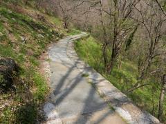 Genoa historical aqueduct in Trensasco valley