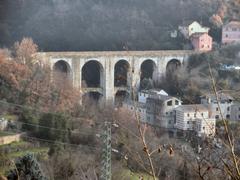 Ponte-canale sul Rio Torbido dell'Acquedotto storico di Genova