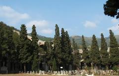 Ponte sifone dell'acquedotto storico di Genova sopra il Cimitero monumentale di Staglieno