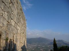 Megalithic walls with Monti Ernici in the background