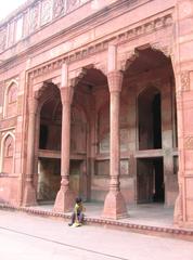 Agra Fort views inside and outside