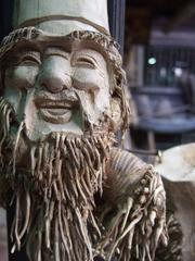 Bamboo statue in Hoi An, Vietnam