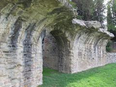 ancient Roman amphitheater in Arezzo, Italy