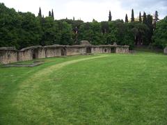 Roman amphitheater in Arezzo, Tuscany, Italy