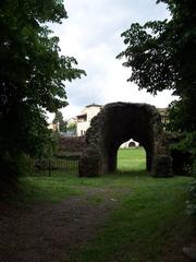 Roman amphitheater in Arezzo, Tuscany, Italy