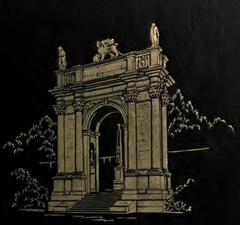 Porta Monte in Vicenza from a historical book illustration