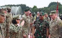 US Ambassador Sung Y. Kim and General Milley meet General Andika in Jakarta